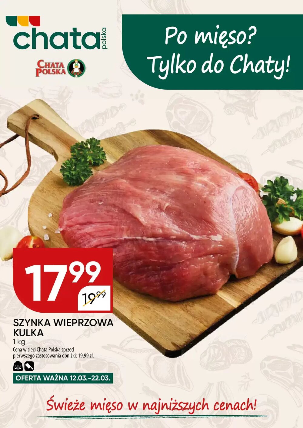 Gazetka promocyjna Chata Polska  ważna od 12.03.2026 - Strona 1.