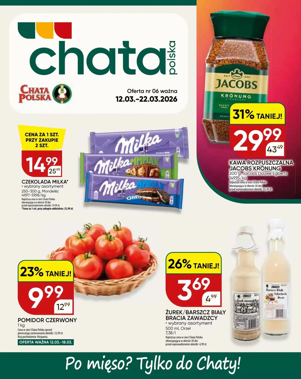 Gazetka promocyjna Chata Polska  ważna od 12.03.2026 - Strona 1.