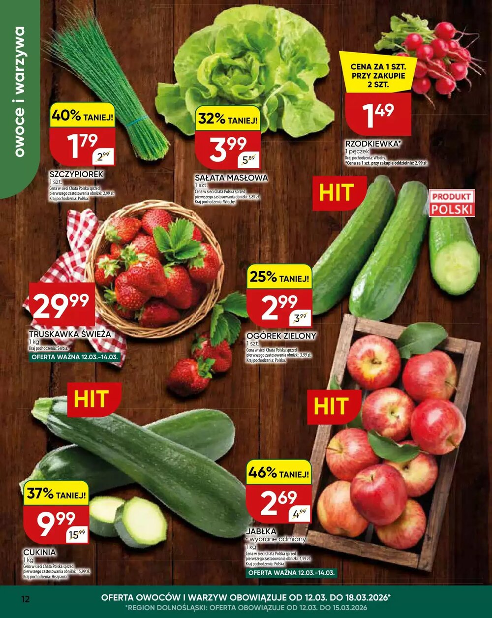 Gazetka promocyjna Chata Polska  ważna od 12.03.2026 - Strona 12.