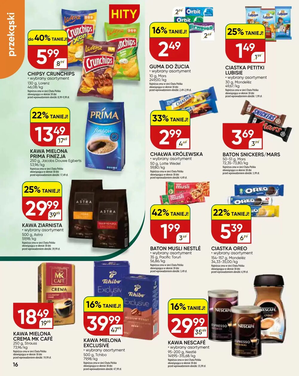 Gazetka promocyjna Chata Polska  ważna od 12.03.2026 - Strona 16.