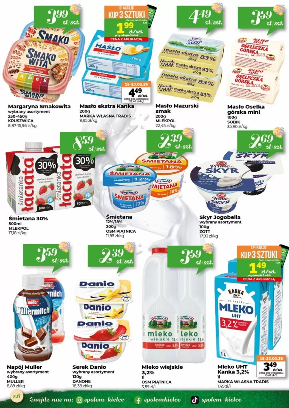 Gazetka promocyjna Społem  ważna od 12.03.2026 - Strona 6.