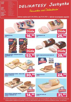 Gazetka promocyjna Delikatesy Justynka  ważna od 12.03.2026