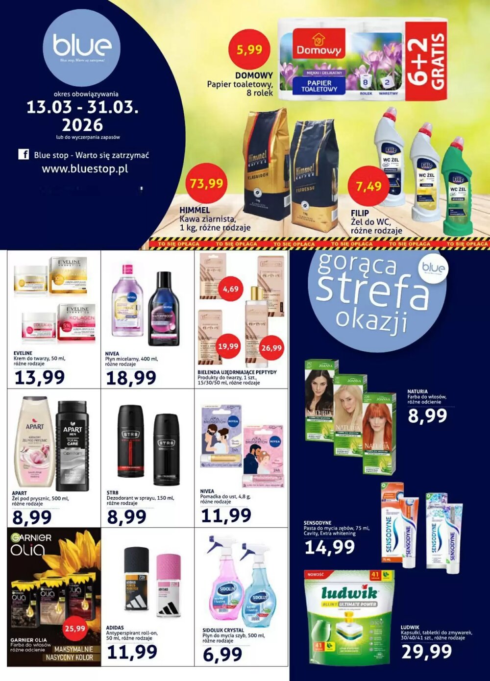 Gazetka promocyjna Blue Stop  ważna od 13.03.2026 - Strona 1.