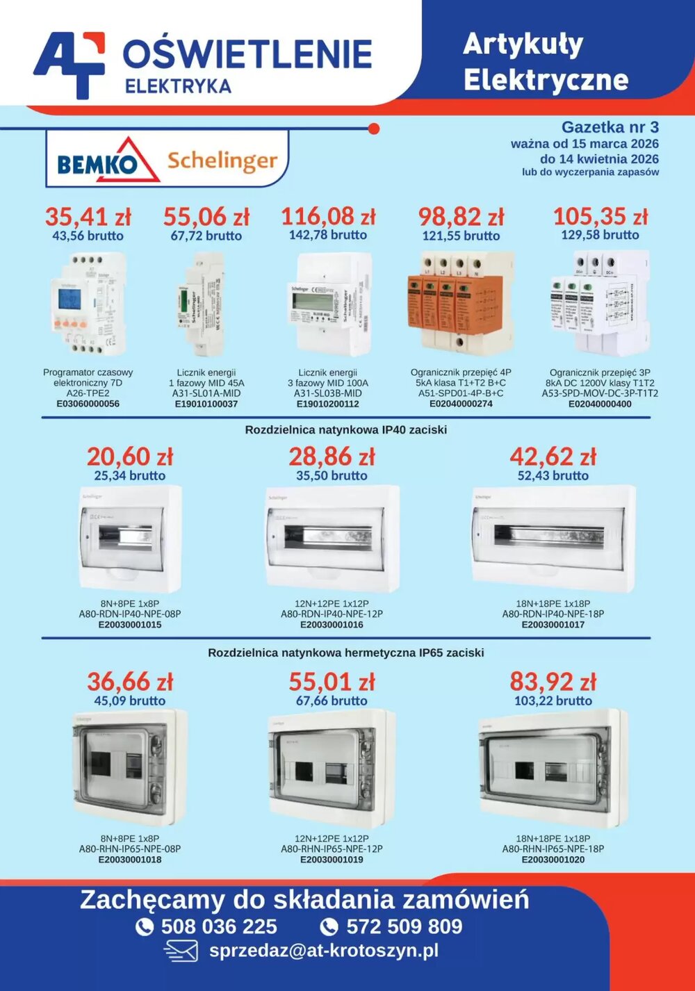 Gazetka promocyjna AT  ważna od 15.03.2026 - Strona 1.