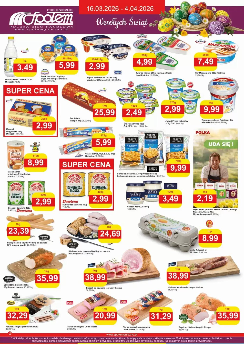 Gazetka promocyjna Społem  ważna od 16.03.2026 - Strona 2.