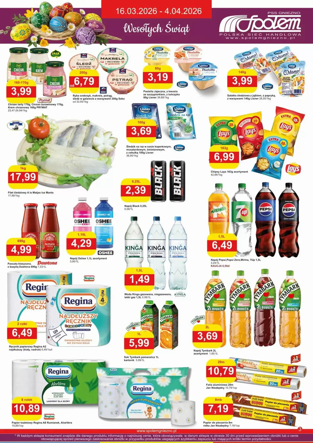 Gazetka promocyjna Społem  ważna od 16.03.2026 - Strona 3.
