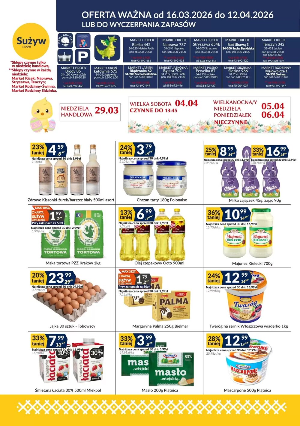 Gazetka promocyjna Sużyw  ważna od 16.03.2026 - Strona 1.