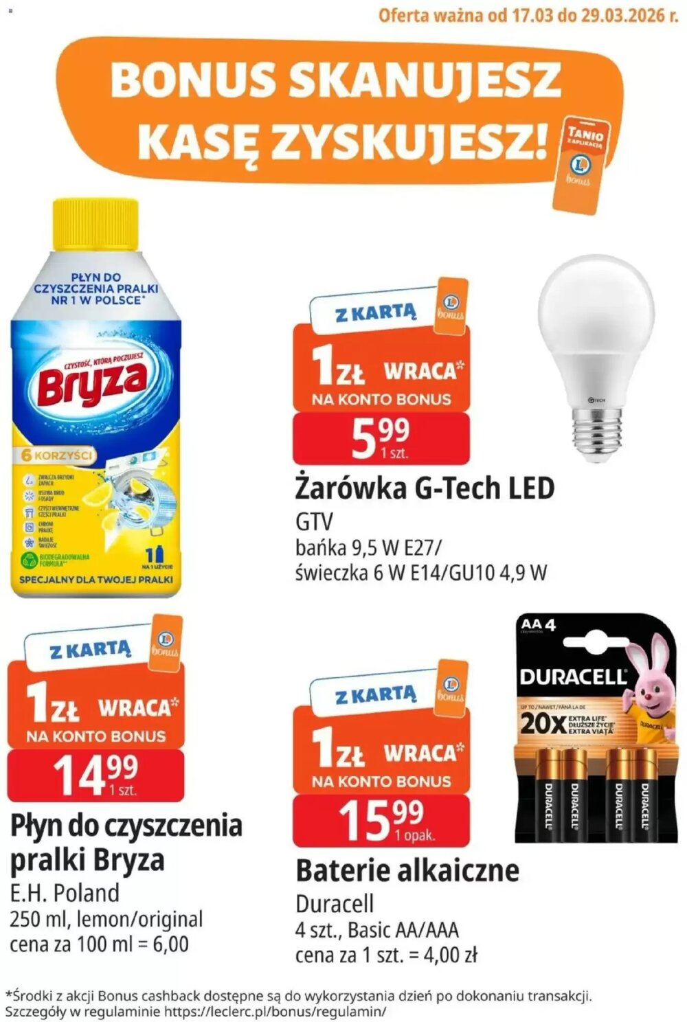 Gazetka promocyjna E.Leclerc  ważna od 17.03.2026 - Strona 1.