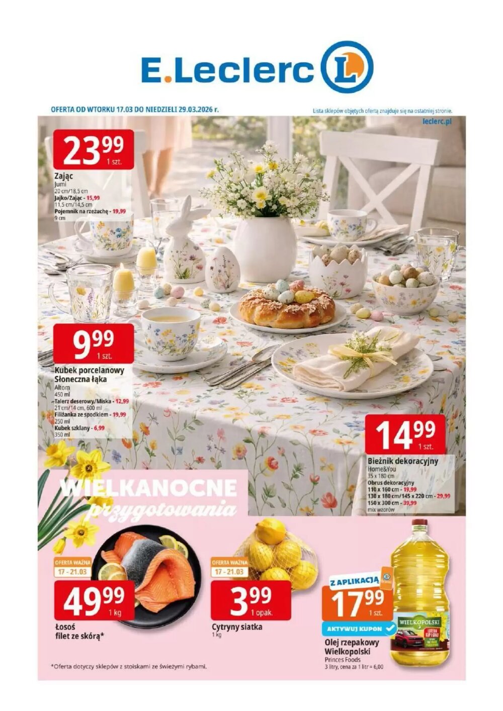 Gazetka promocyjna E.Leclerc  ważna od 17.03.2026 - Strona 1.