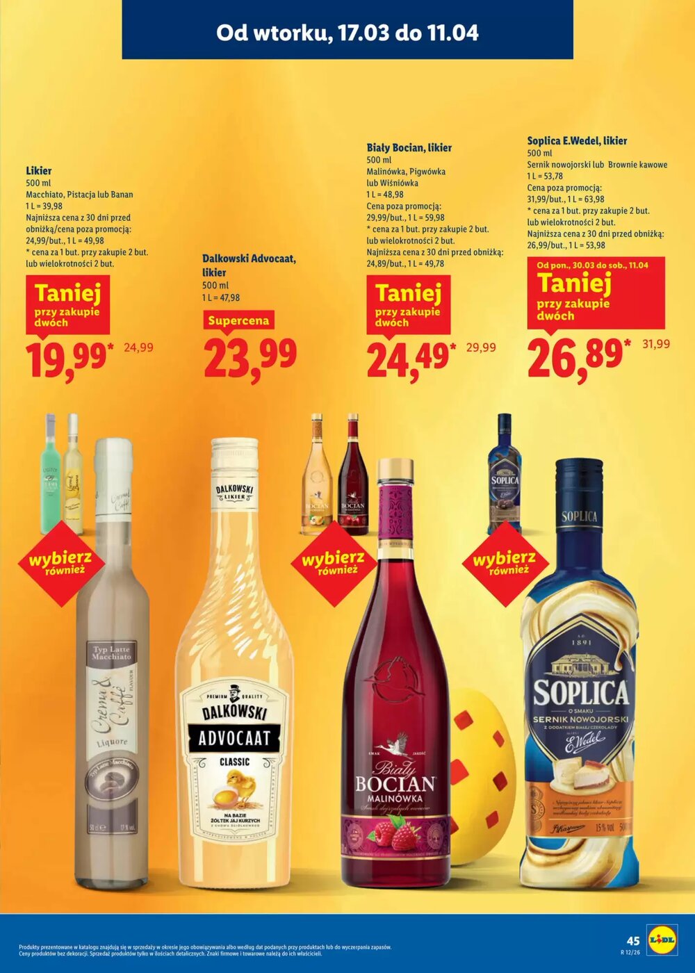 Gazetka promocyjna Lidl  ważna od 17.03.2026 - Strona 45.