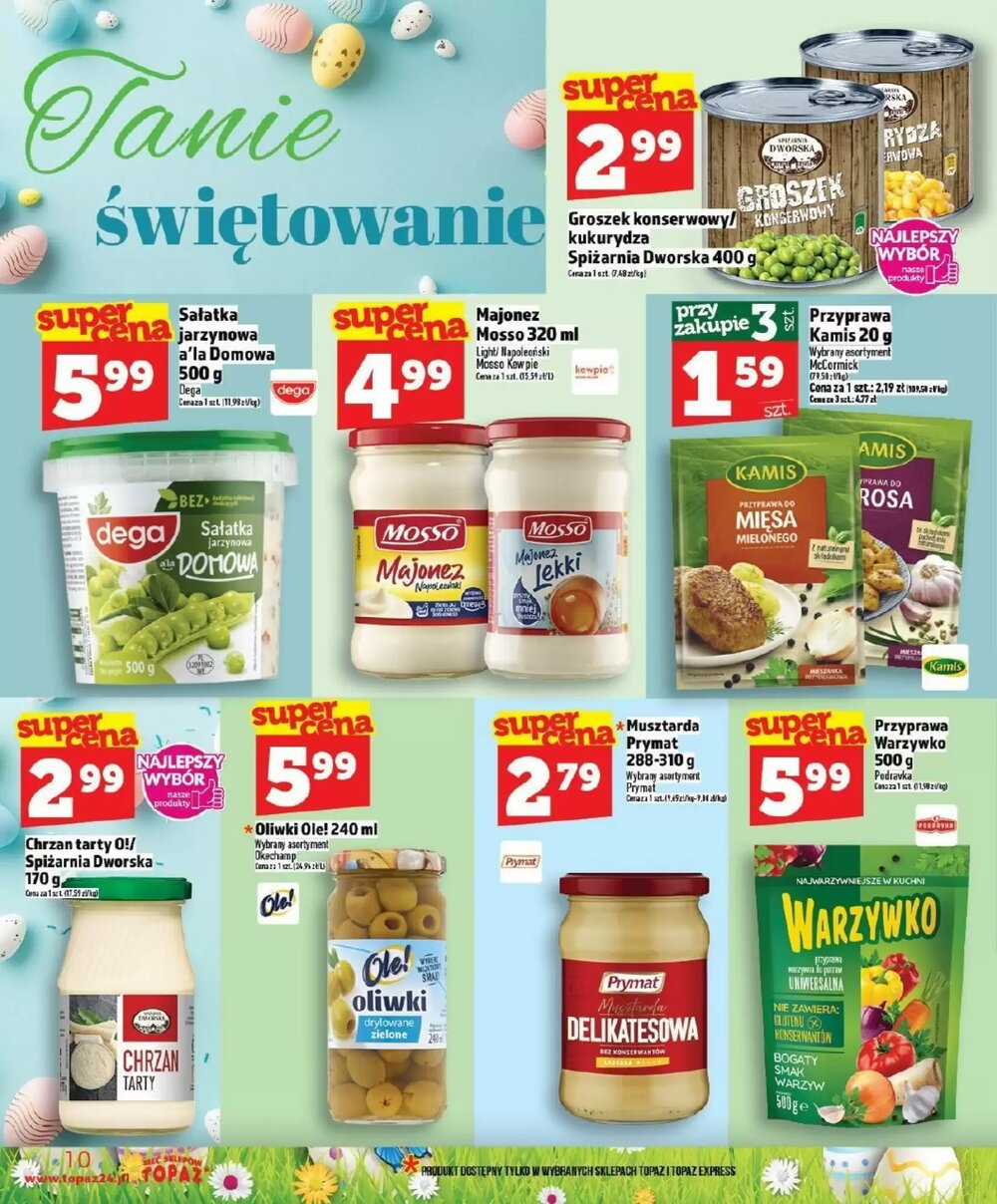 Gazetka promocyjna Topaz  ważna od 19.03.2026 - Strona 10.