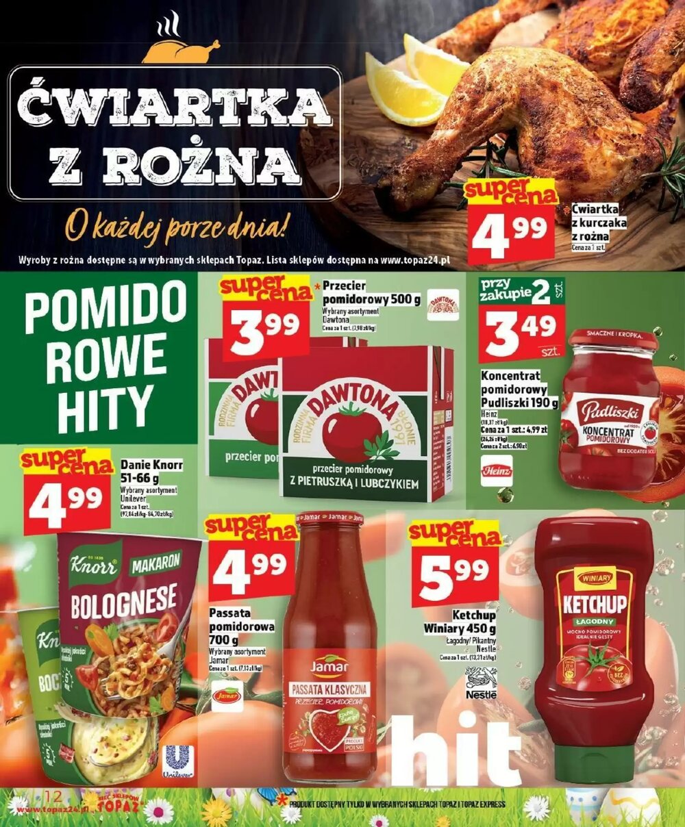 Gazetka promocyjna Topaz  ważna od 19.03.2026 - Strona 12.