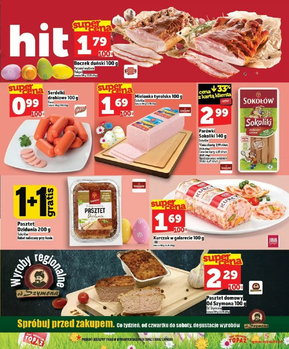 Gazetka promocyjna Topaz  ważna od 19.03.2026 - Strona 5.
