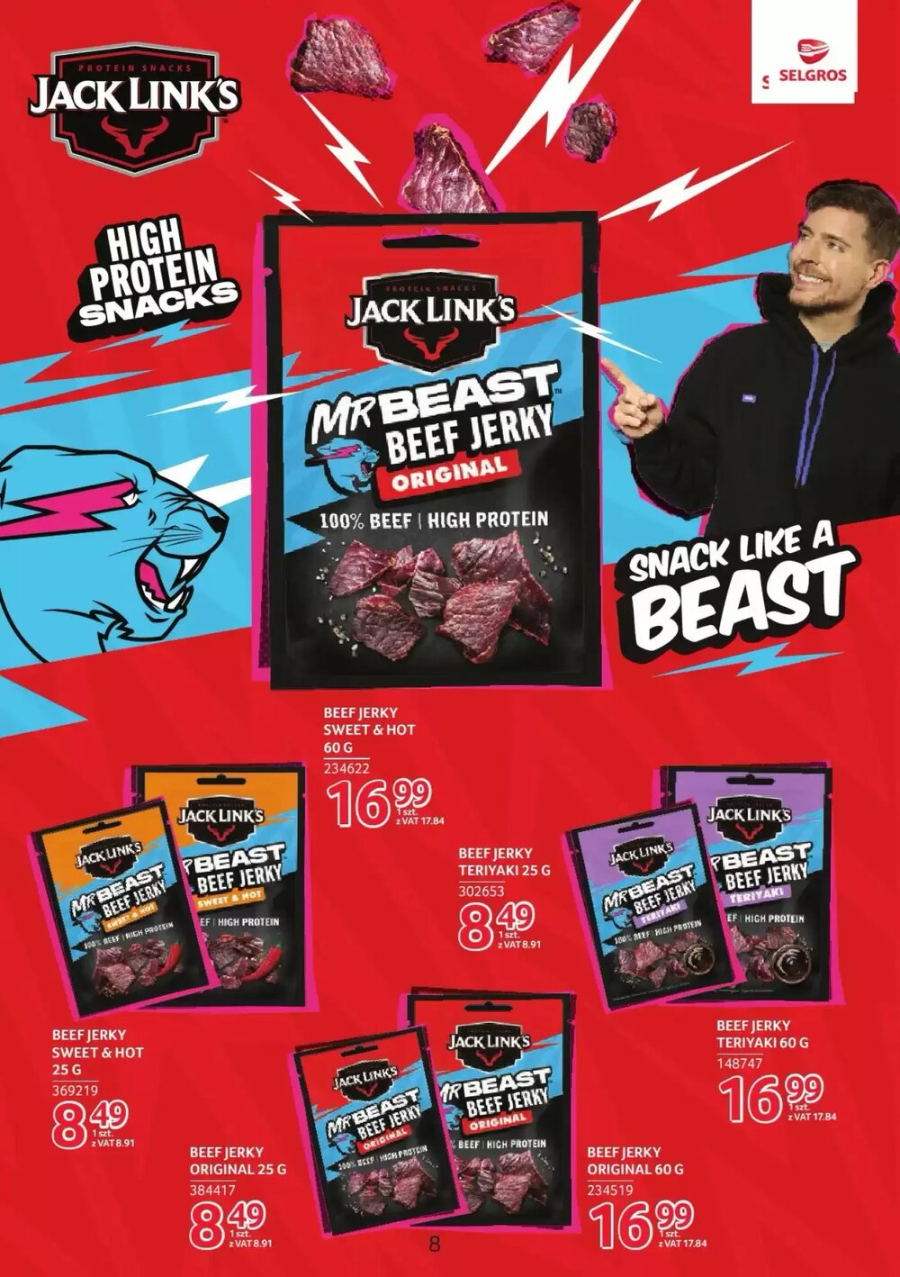 Gazetka promocyjna Selgros  ważna od 19.03.2026 - Strona 8.