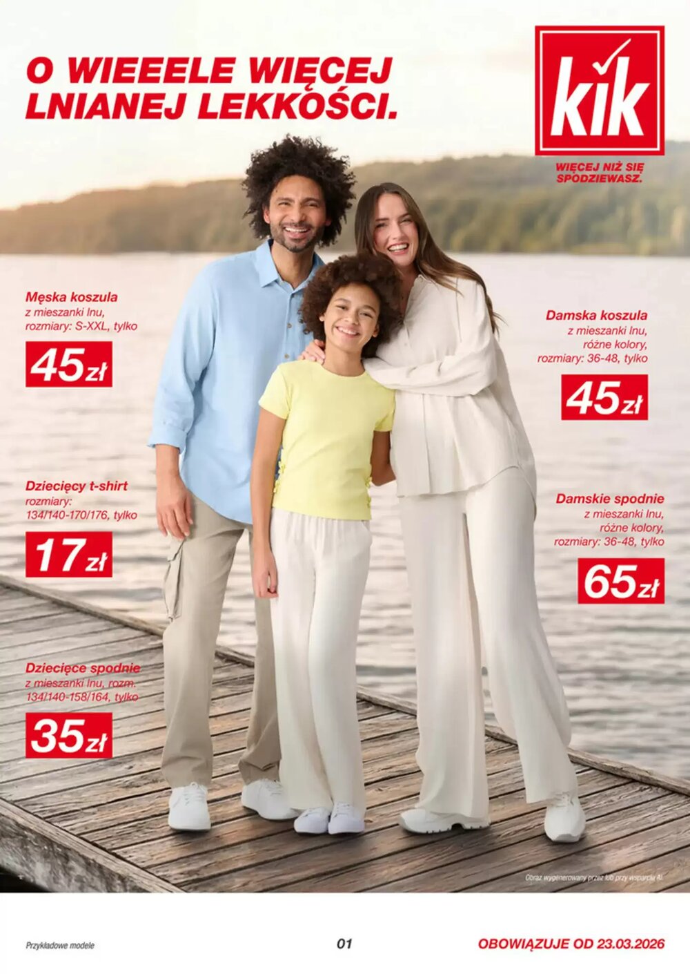 Gazetka promocyjna KiK  ważna od 23.03.2026 - Strona 1.