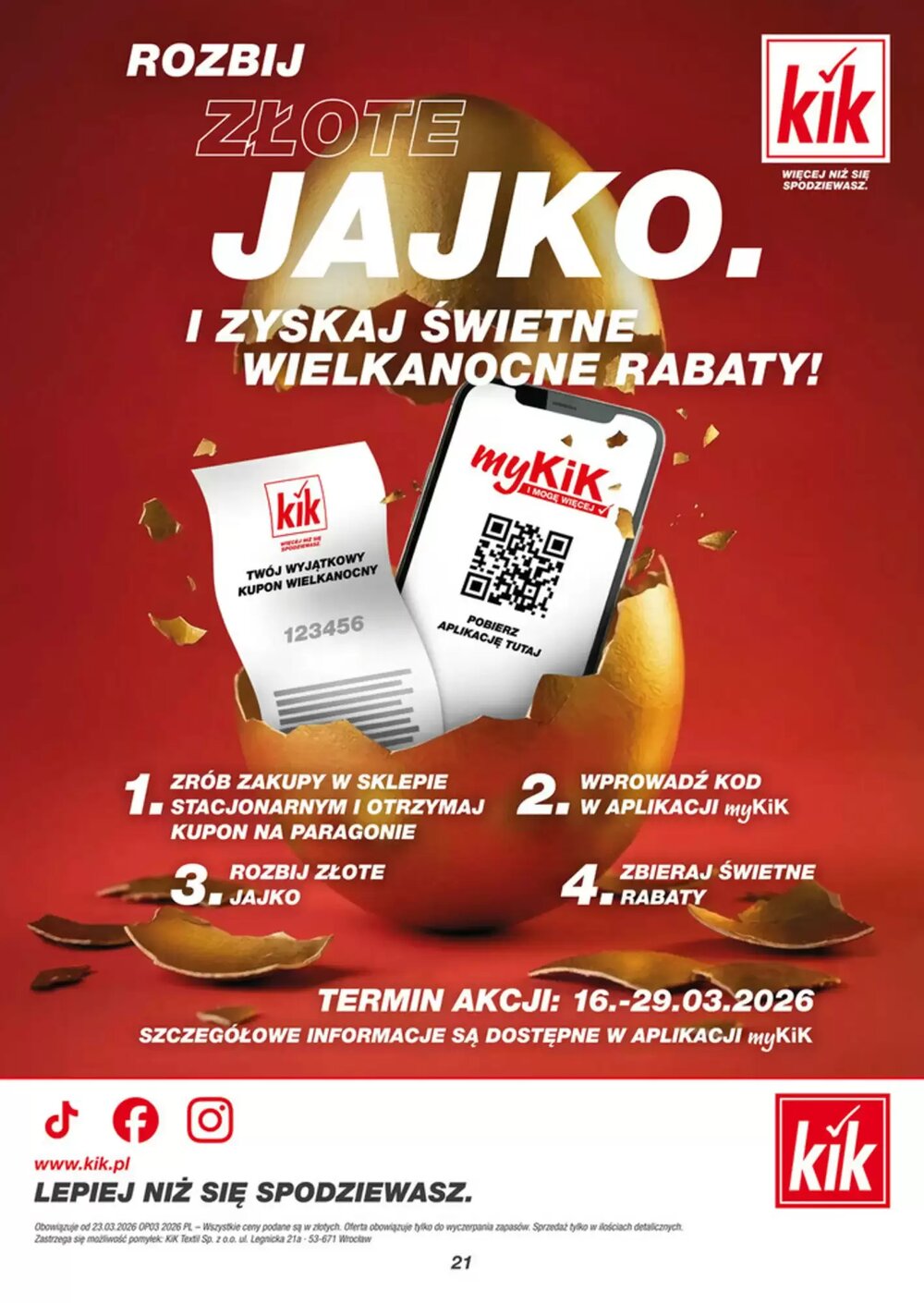 Gazetka promocyjna KiK  ważna od 23.03.2026 - Strona 21.