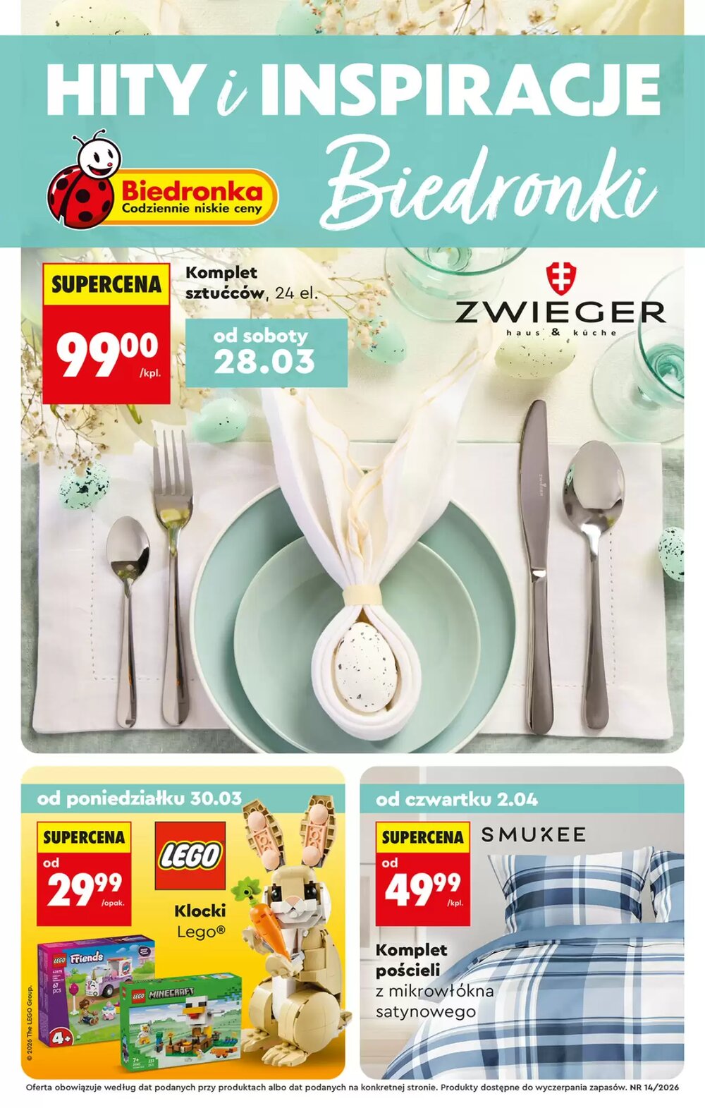 Gazetka promocyjna Biedronka  ważna od 28.03.2026 - Strona 1.