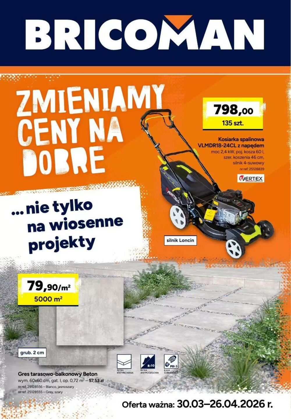 Gazetka promocyjna Bricoman  ważna od 30.03.2026 - Strona 1.
