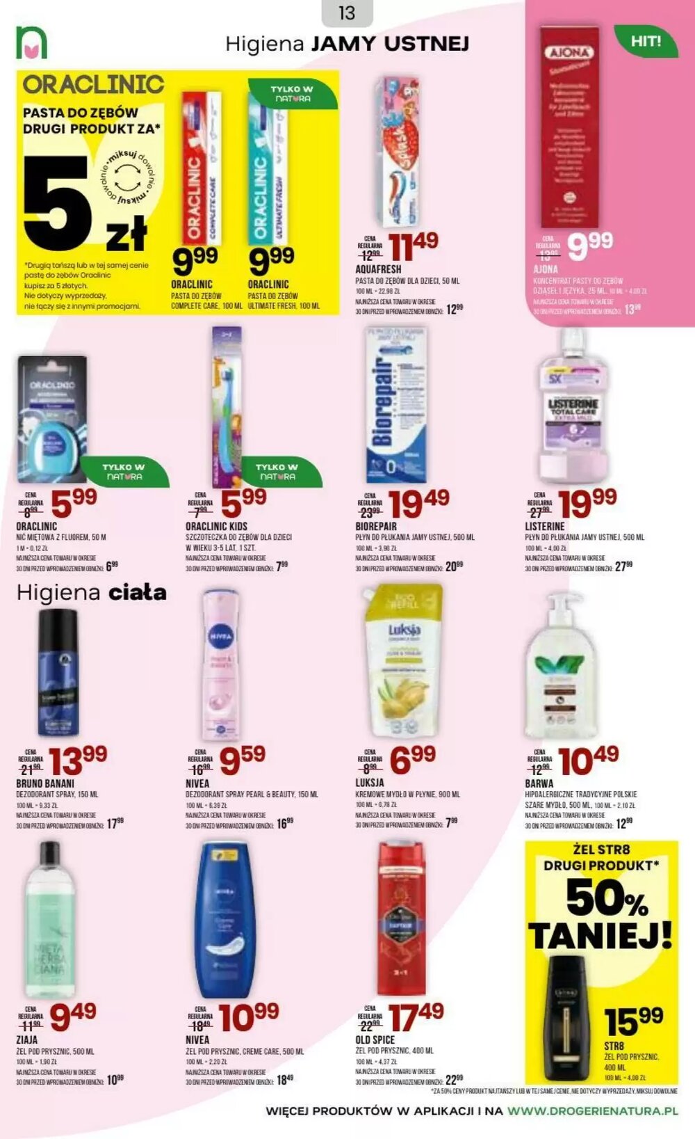 Gazetka promocyjna Drogerie Natura  ważna od 31.03.2026 - Strona 13.