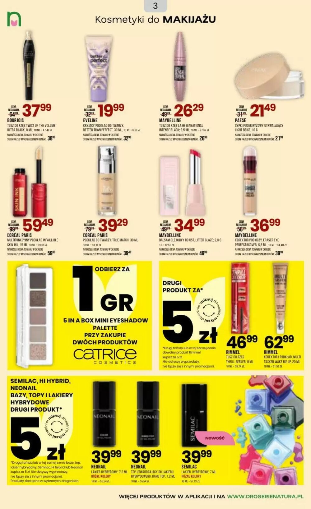Gazetka promocyjna Drogerie Natura  ważna od 31.03.2026 - Strona 3.