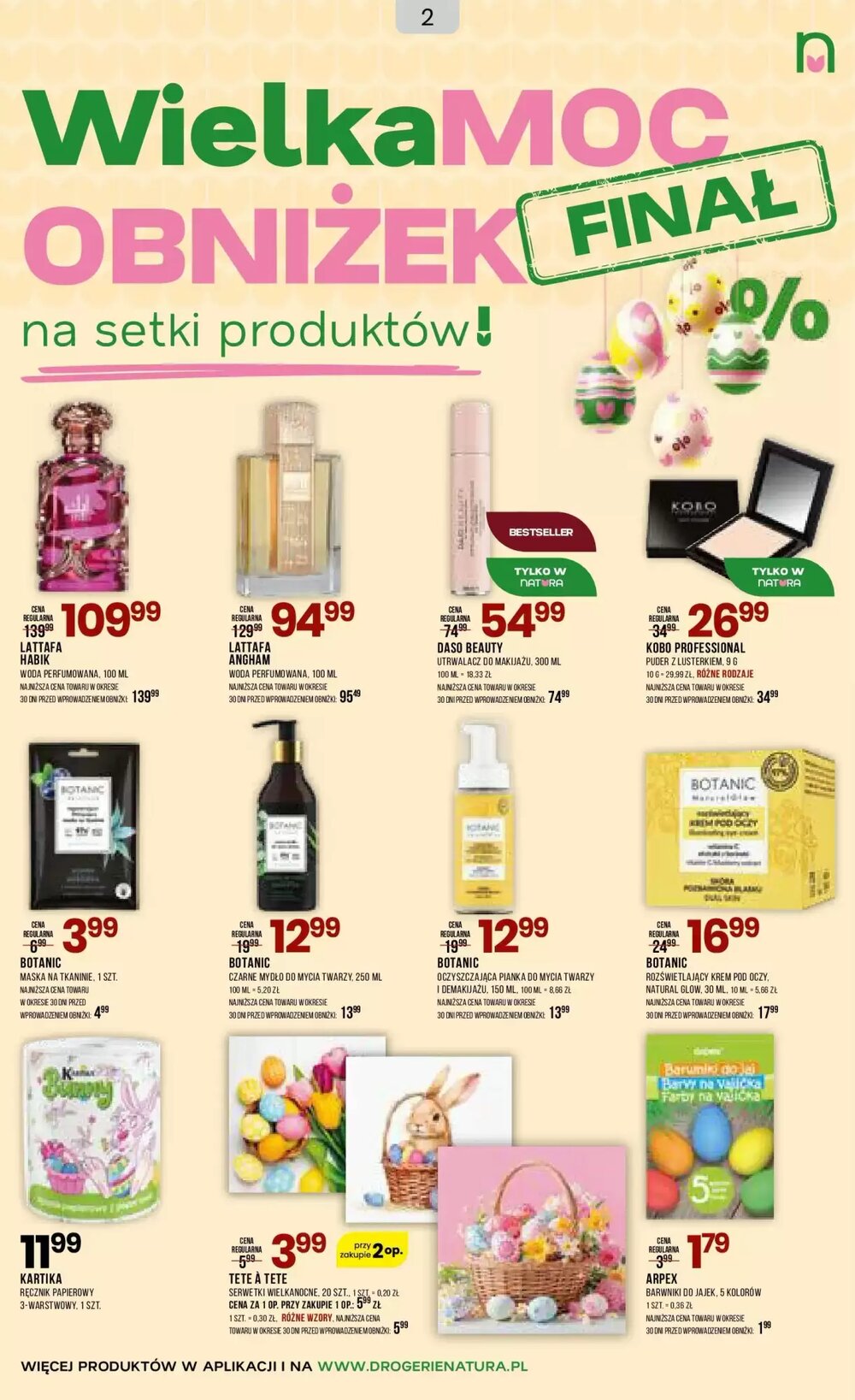 Gazetka promocyjna Drogerie Natura  ważna od 31.03.2026 - Strona 2.