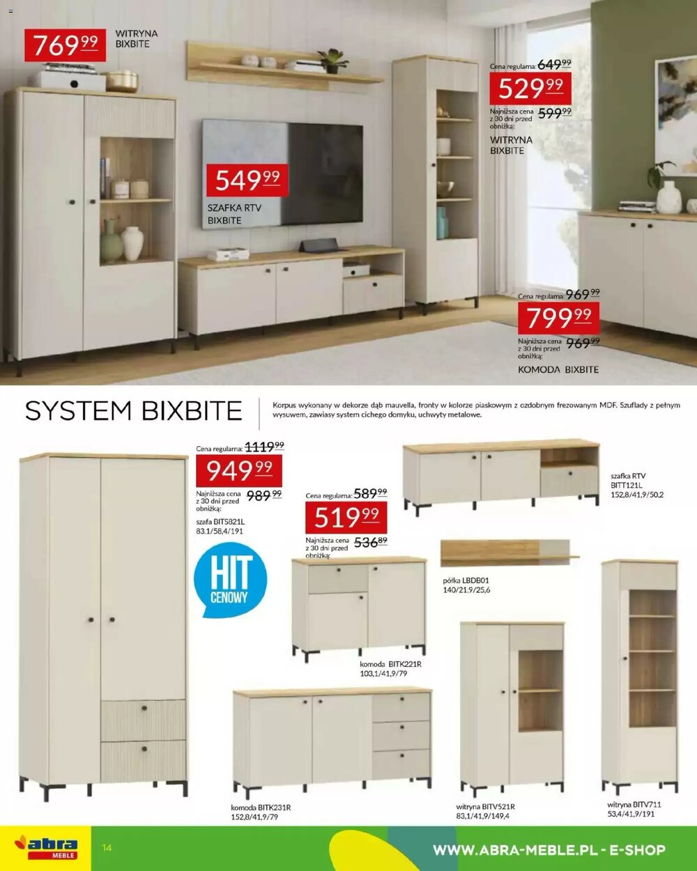 Gazetka promocyjna Abra  ważna od 01.04.2026 - Strona 14.