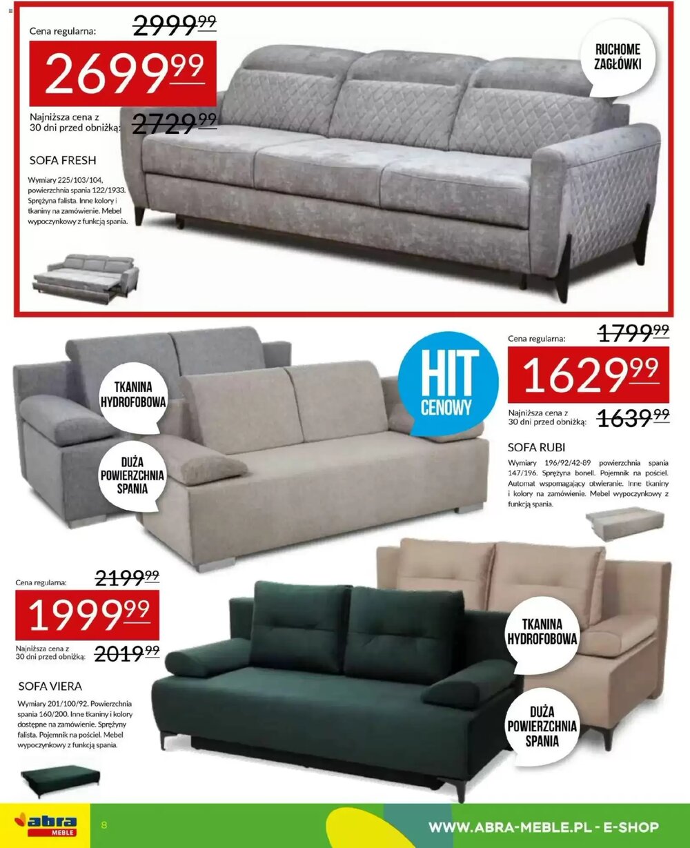 Gazetka promocyjna Abra  ważna od 01.04.2026 - Strona 8.