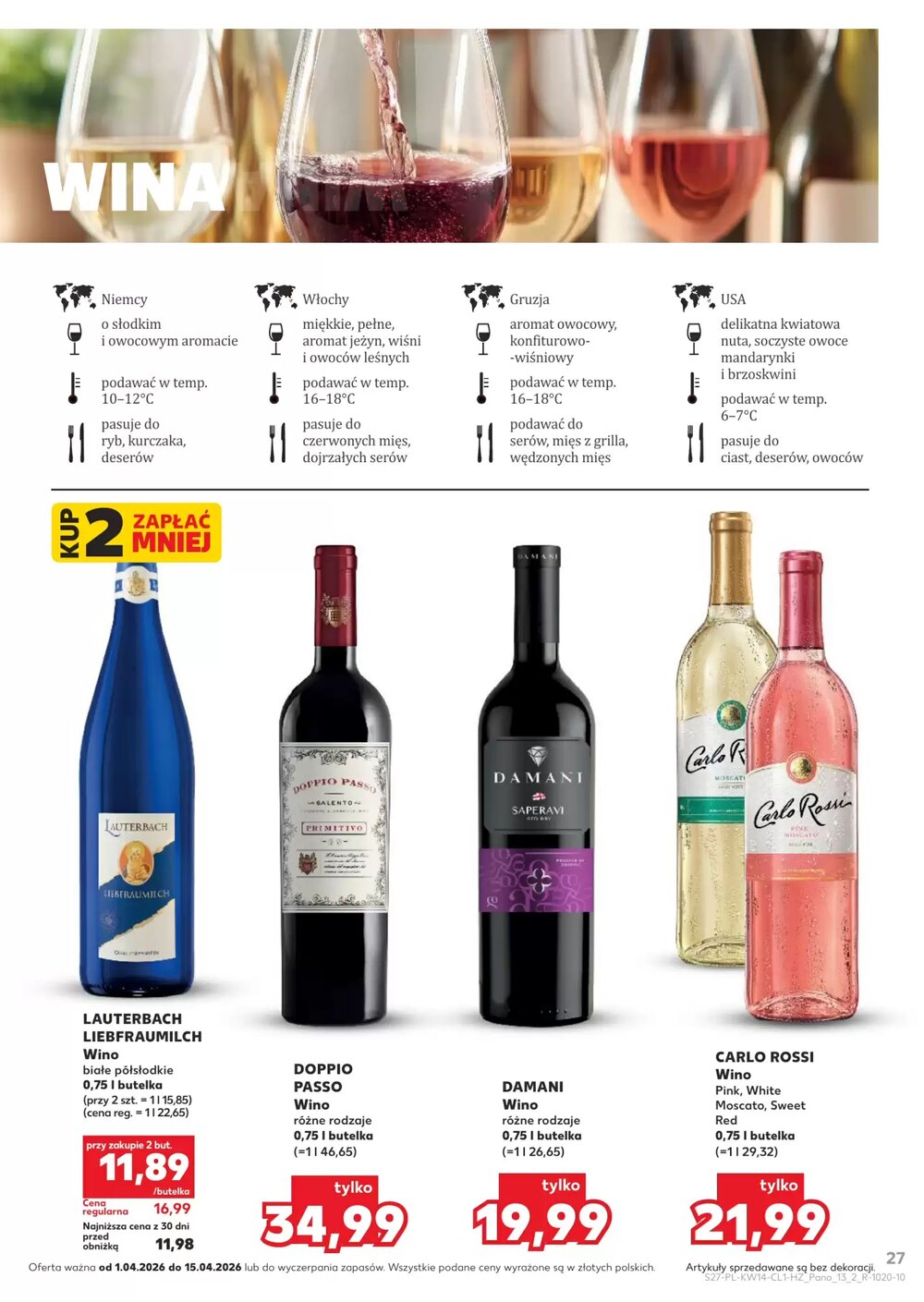 Gazetka promocyjna Kaufland  ważna od 01.04.2026 - Strona 27.