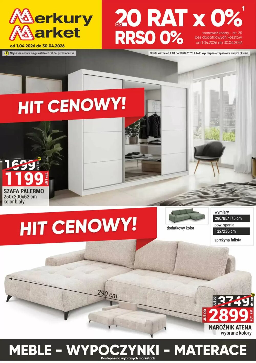 Gazetka promocyjna Merkury Market  ważna od 01.04.2026 - Strona 1.