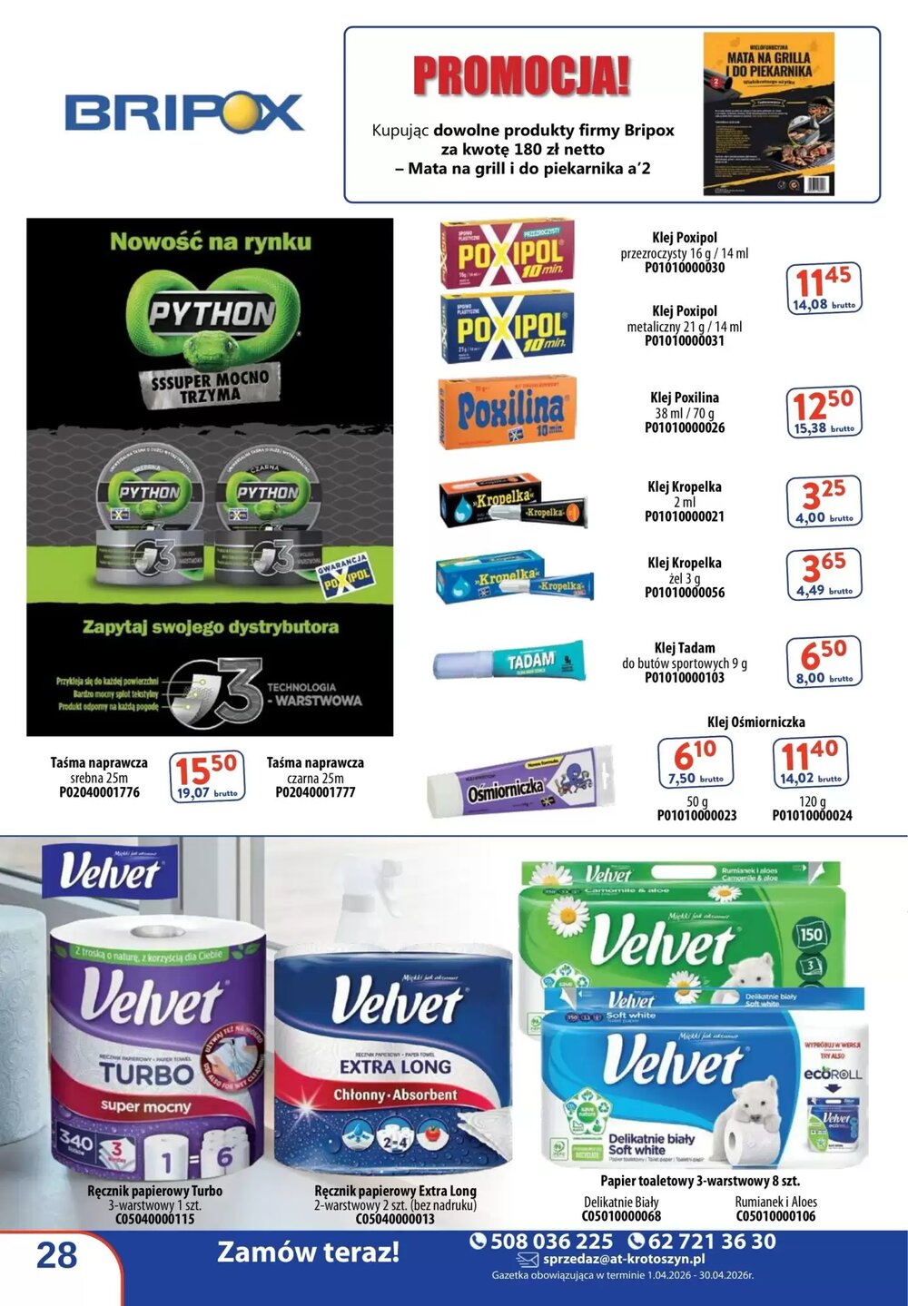Gazetka promocyjna Agata  ważna od 01.04.2026 - Strona 28.