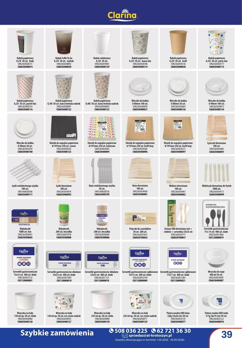 Gazetka promocyjna Agata  ważna od 01.04.2026 - Strona 39.