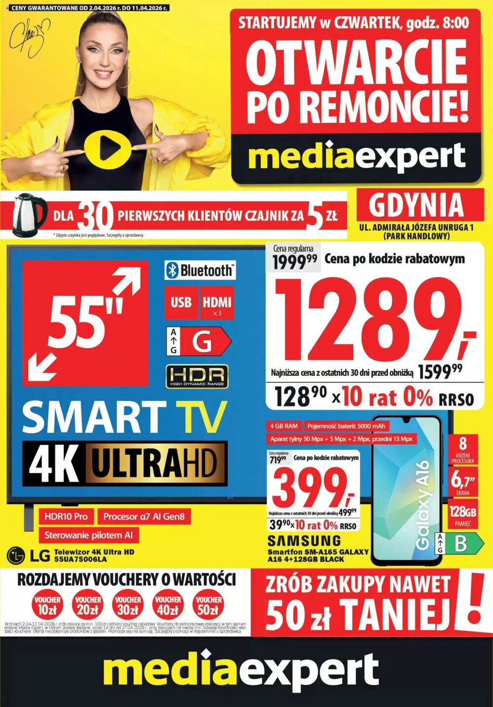 Gazetka promocyjna Media Expert  ważna od 02.04.2026 - Strona 1.