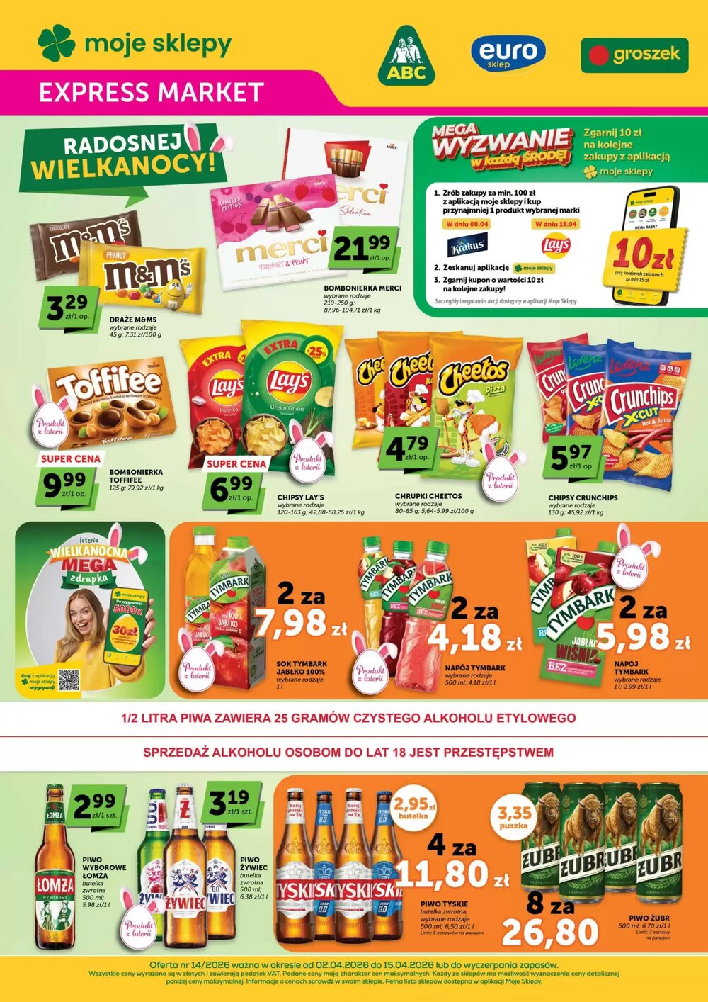 Gazetka promocyjna Groszek ważna od 02.04.2026 - Strona 1.