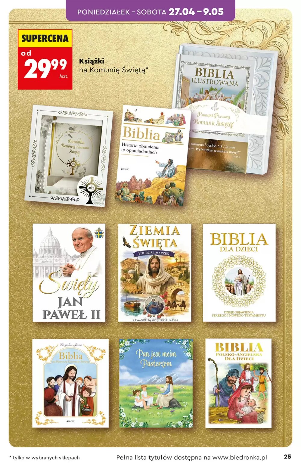 Gazetka promocyjna Biedronka  ważna od 25.04.2026 - Strona 25.