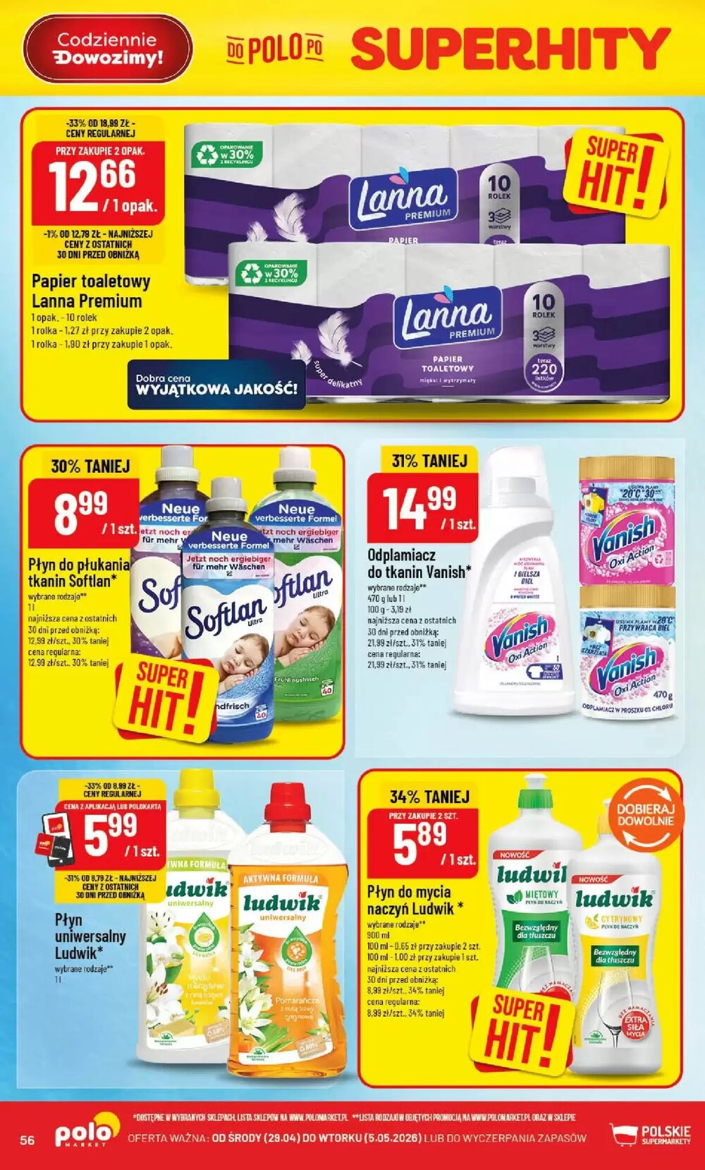 Gazetka promocyjna Polomarket  ważna od 29.04.2026 - Strona 56.