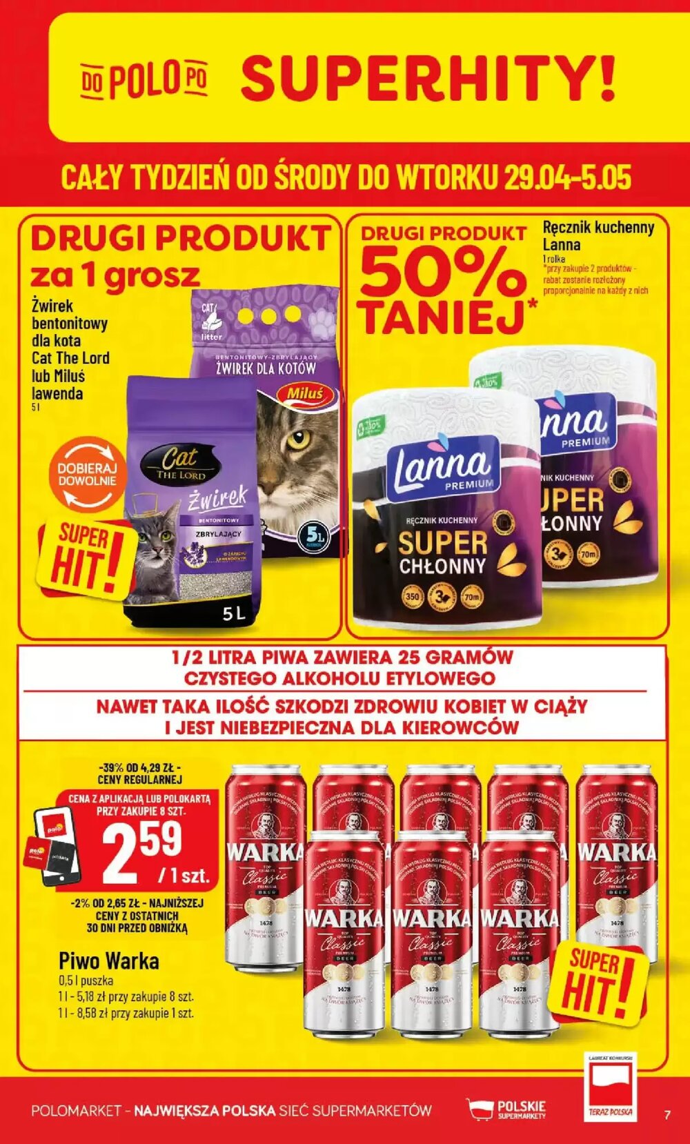 Gazetka promocyjna Polomarket  ważna od 29.04.2026 - Strona 7.