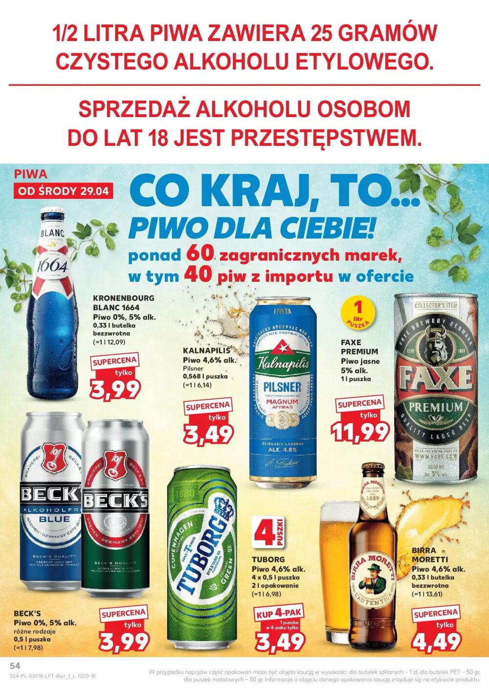 Gazetka promocyjna Kaufland  ważna od 29.04.2026 - Strona 54.