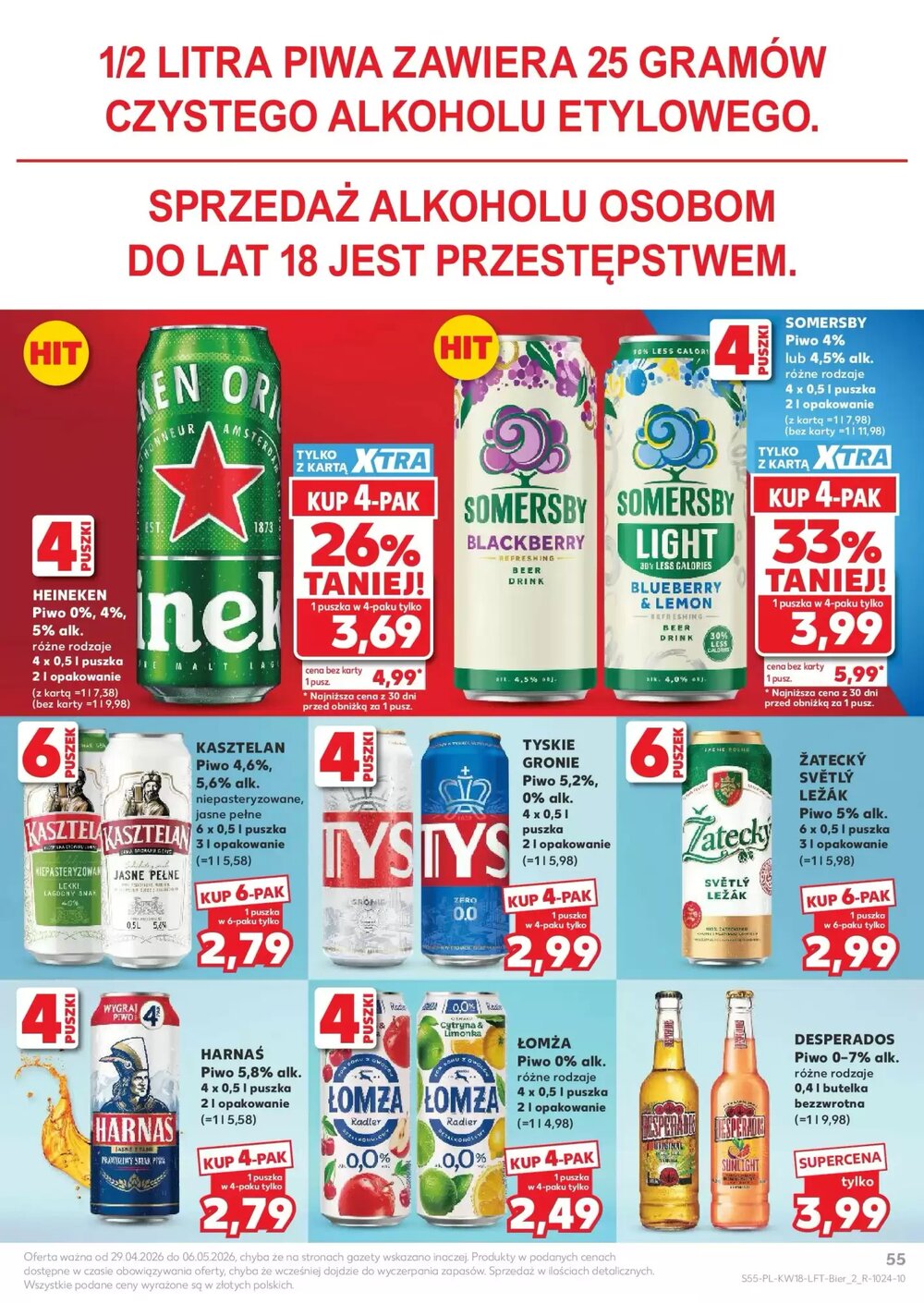 Gazetka promocyjna Kaufland  ważna od 29.04.2026 - Strona 55.