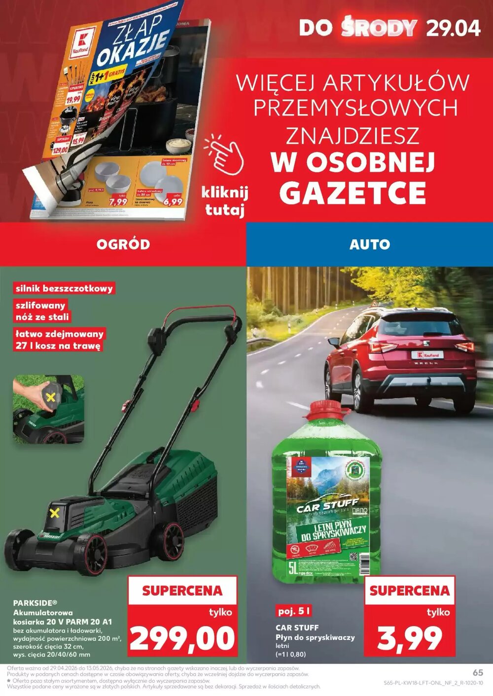 Gazetka promocyjna Kaufland  ważna od 29.04.2026 - Strona 65.