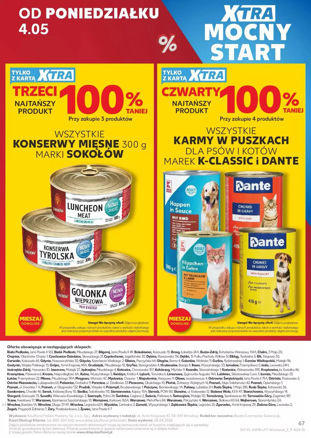 Gazetka promocyjna Kaufland  ważna od 29.04.2026 - Strona 67.