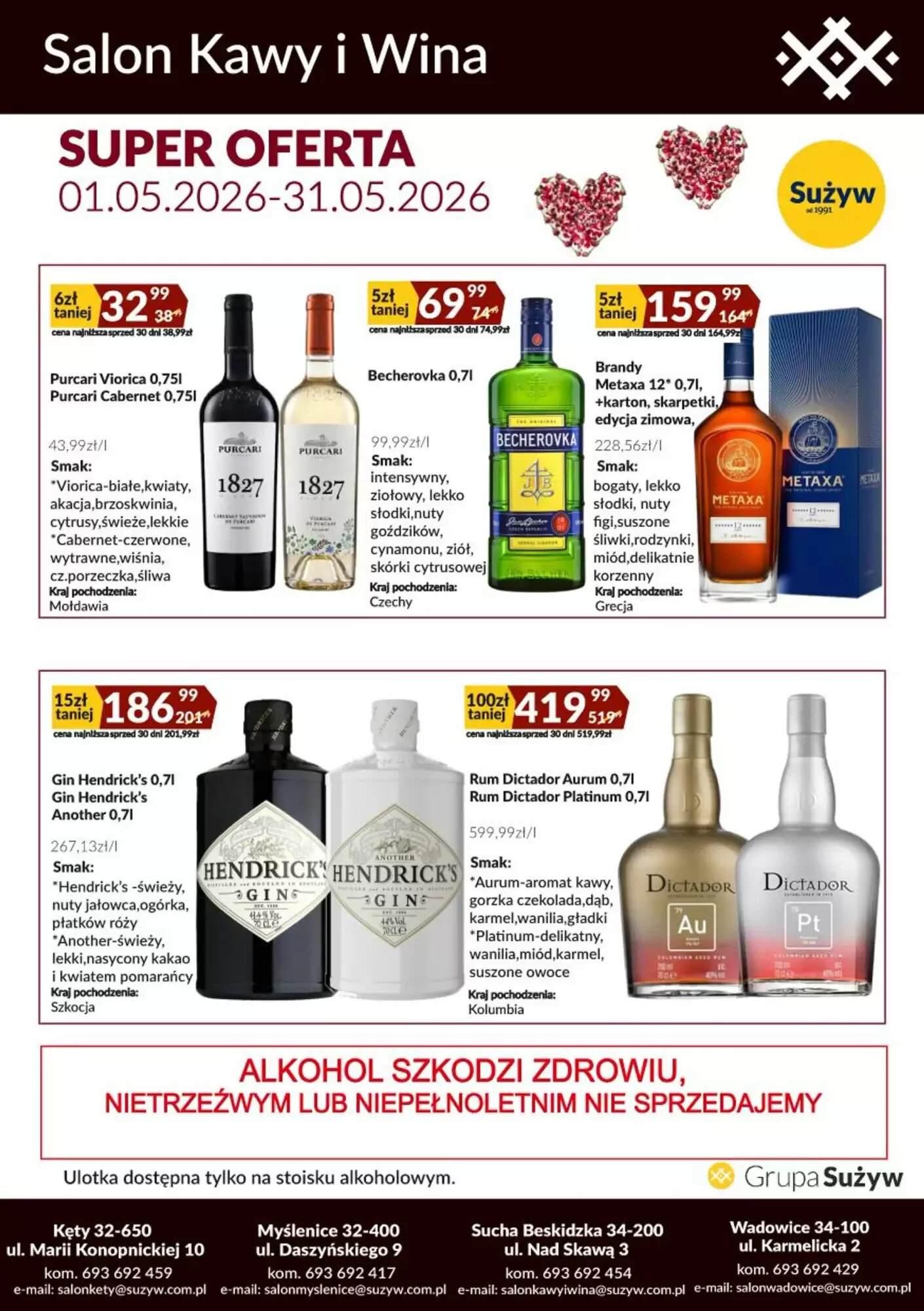 Gazetka promocyjna Sużyw  ważna od 01.05.2026 - Strona 1.