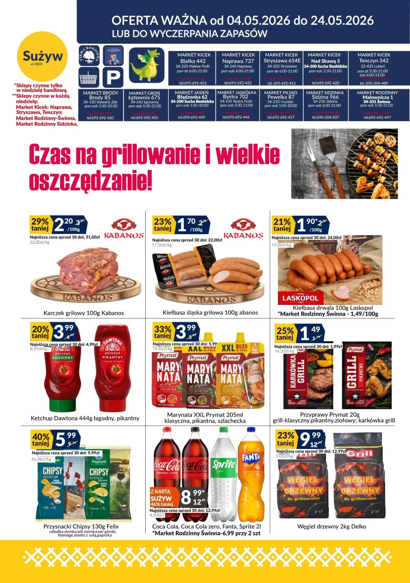 Gazetka promocyjna Sużyw  ważna od 04.05.2026 - Strona 1.