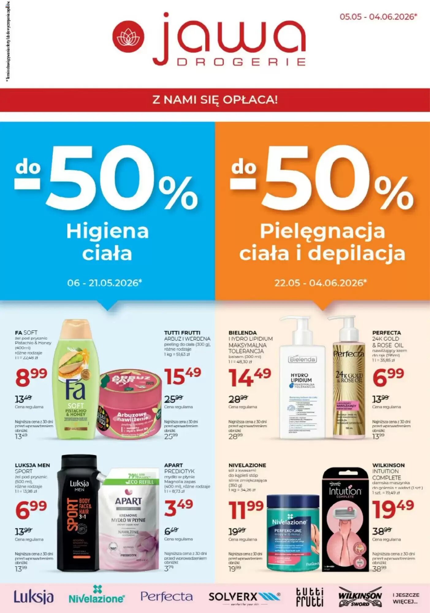 Gazetka promocyjna Jawa Drogerie  ważna od 05.05.2026 - Strona 1.