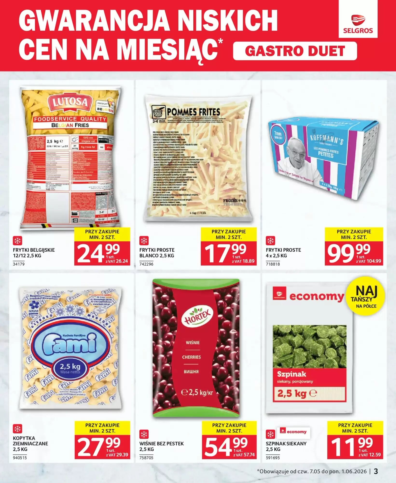 Gazetka promocyjna Selgros  ważna od 07.05.2026 - Strona 3.