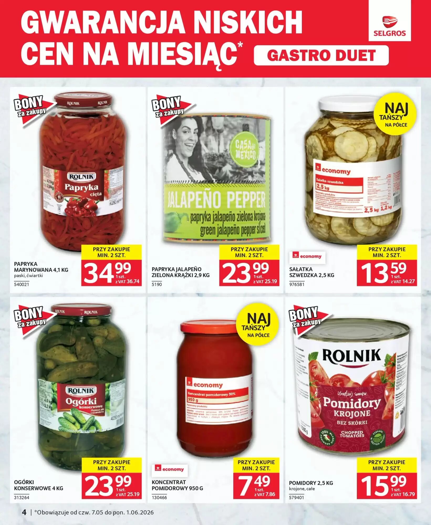 Gazetka promocyjna Selgros  ważna od 07.05.2026 - Strona 4.