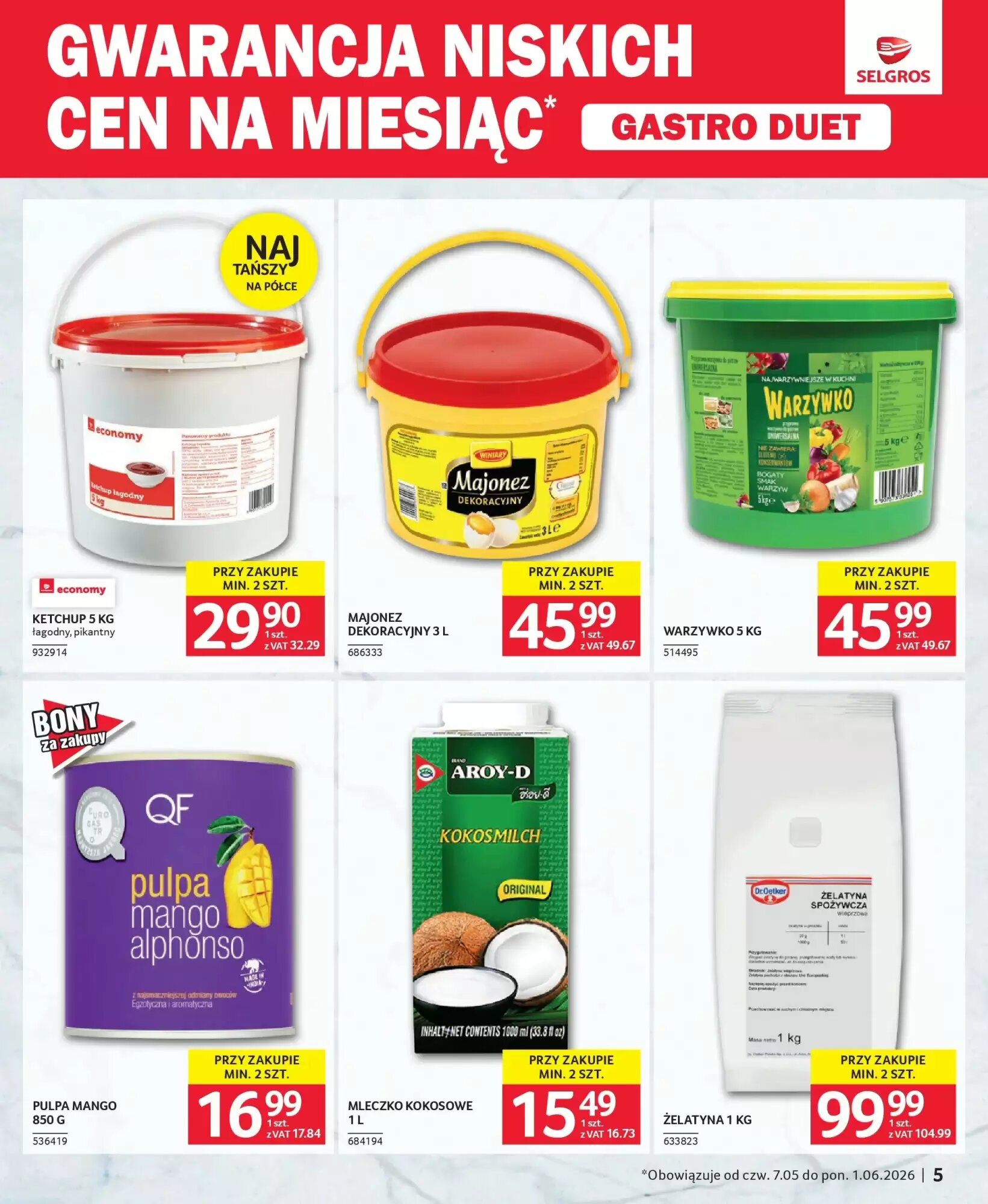 Gazetka promocyjna Selgros  ważna od 07.05.2026 - Strona 5.