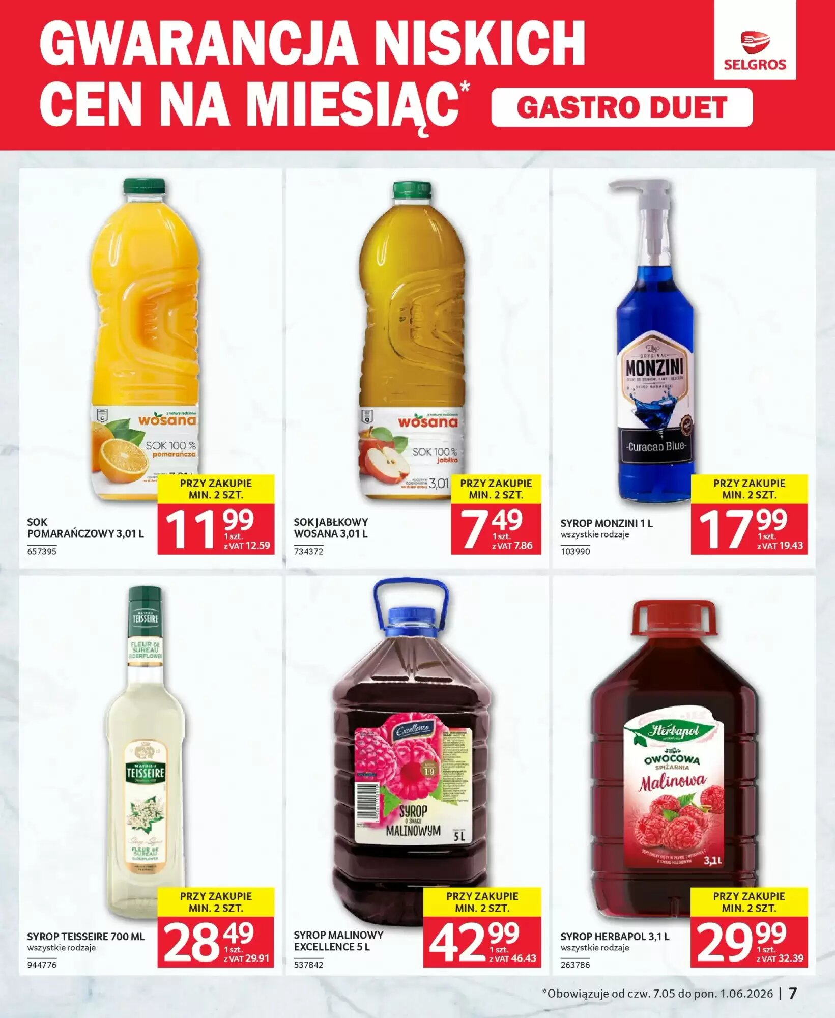 Gazetka promocyjna Selgros  ważna od 07.05.2026 - Strona 7.