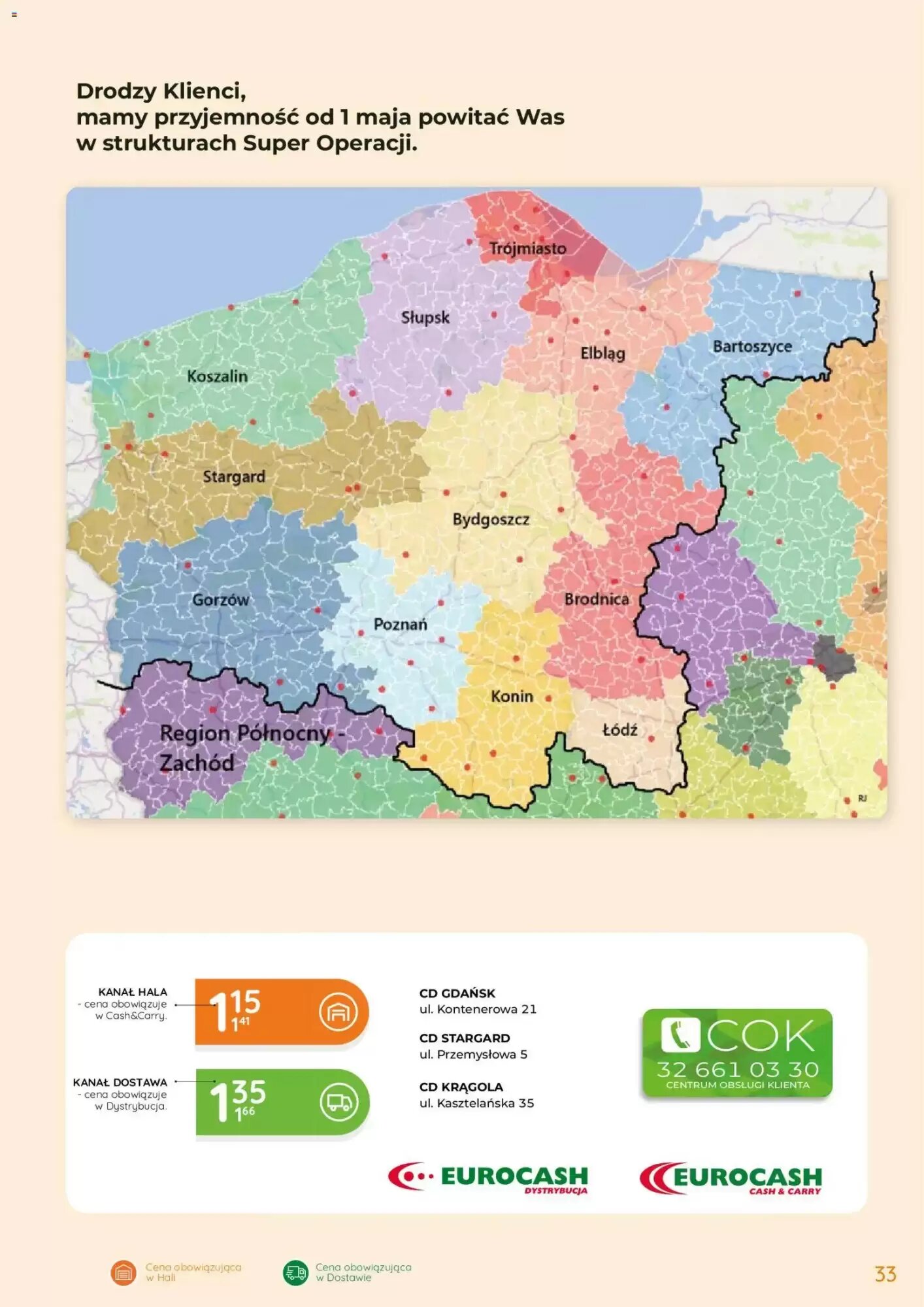 Gazetka promocyjna Eurocash  ważna od 07.05.2026 - Strona 33.