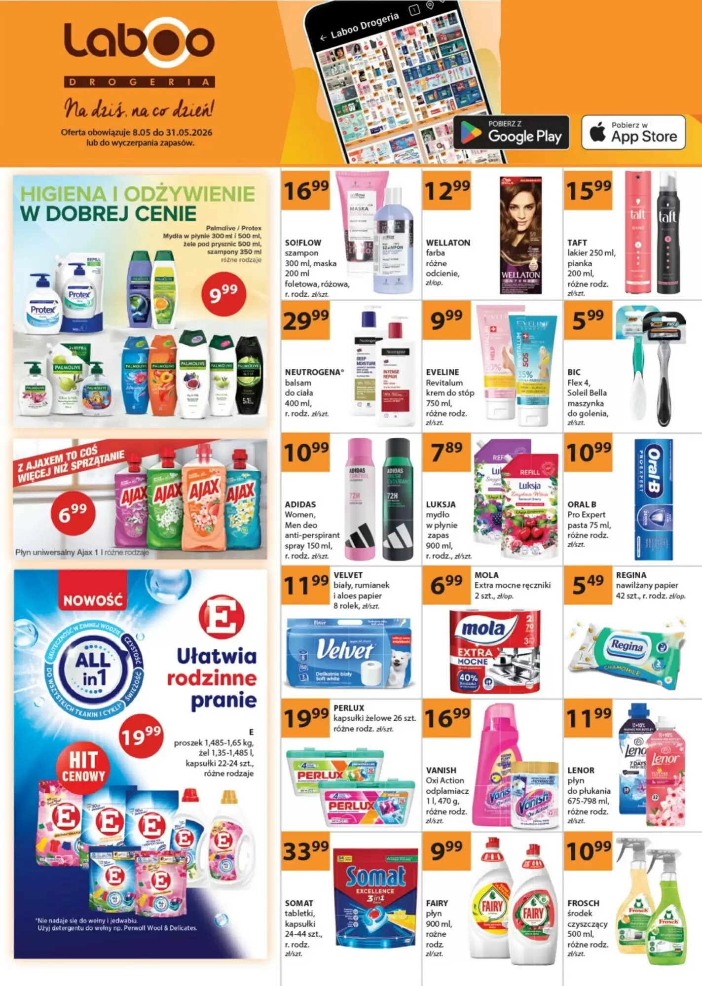 Gazetka promocyjna Drogerie Laboo  ważna od 08.05.2026 - Strona 1.