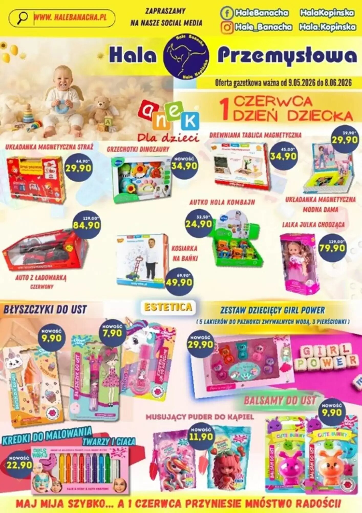 Gazetka promocyjna Hale Banacha  ważna od 09.05.2026 - Strona 1.
